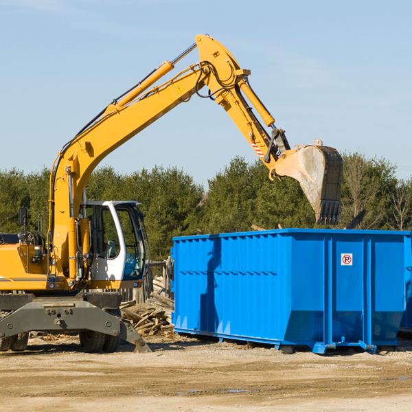 what size residential dumpster rentals are available in Soldier Creek